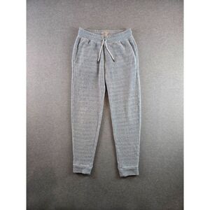 Faherty Whitewater Sweatpant Mens Small Blue Coastal Knit Drawstring Jogger